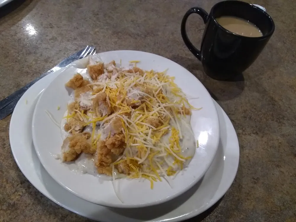 Chicken and Biscuits and Sausage Gravy
